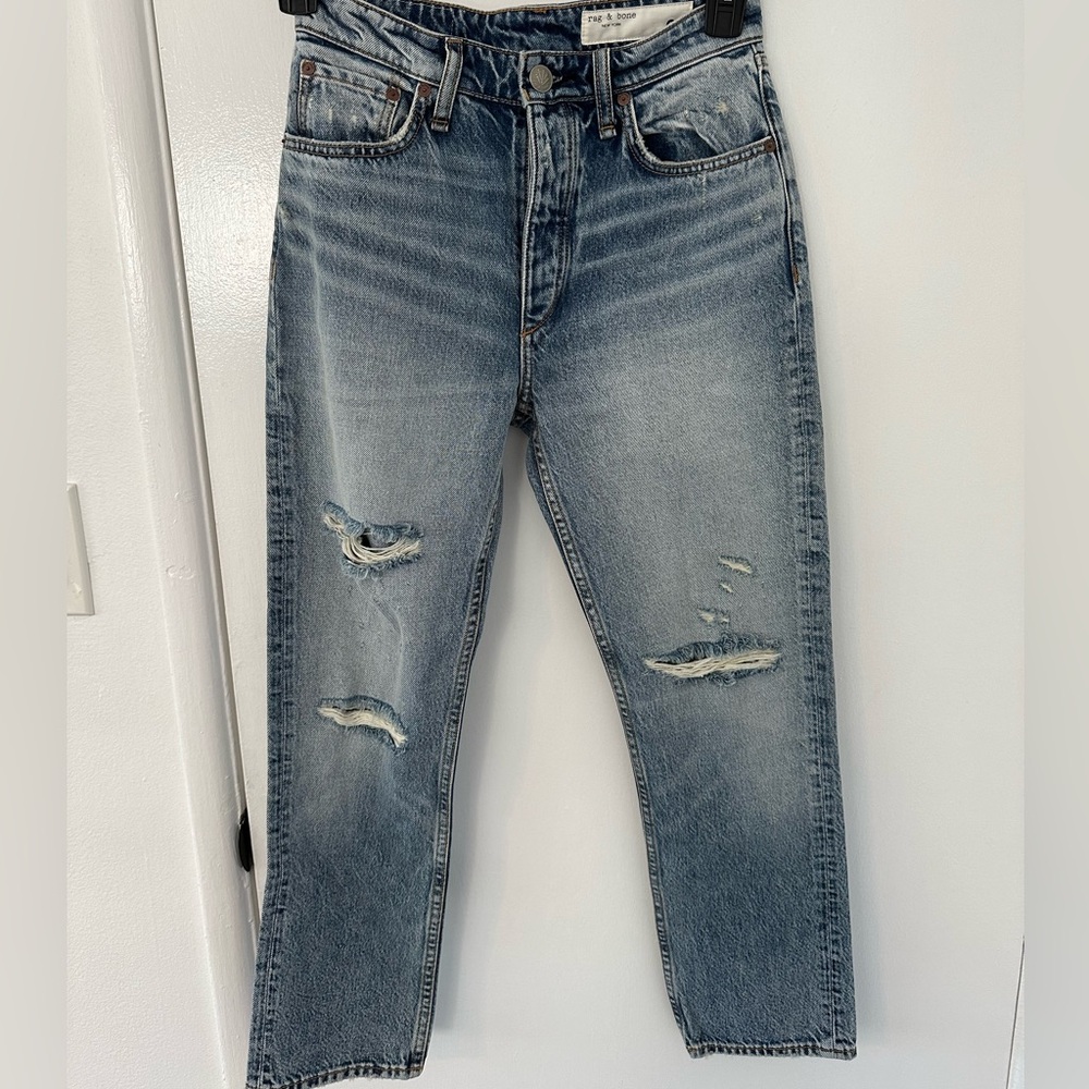 NWOT Rag & Bone Nina High Rise Ankle Cigarette Jeans
